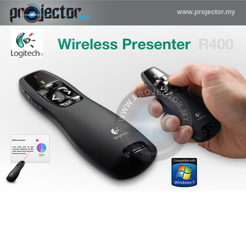 Logitech R400 Presenter - Projector