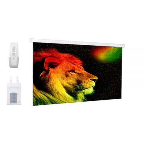 DP Motorized/Electric Projection Screen 133"D (65.2" x 115.9")
