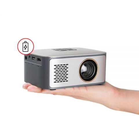 PicoBeam Ultra Portable Mini Projector with Built in Battery